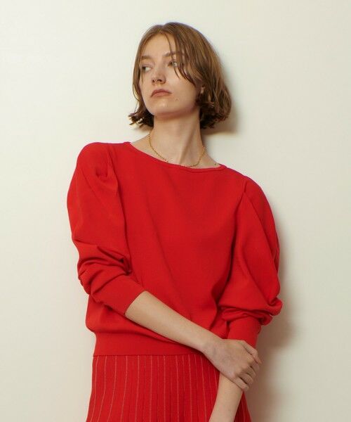 allureville / アルアバイル ニット・セーター | ソウバリドレープスリーブプルオーバー | 詳細7