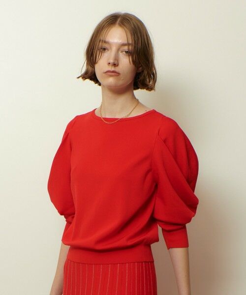 allureville / アルアバイル ニット・セーター | ソウバリドレープスリーブプルオーバー | 詳細8