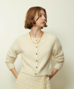 allureville / アルアバイル カーディガン・ボレロ | カシミヤブレンドファー加工カーディガン