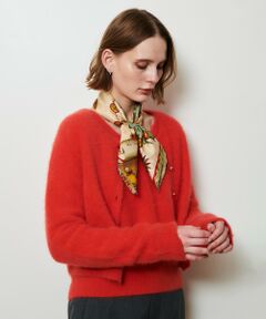 allureville / アルアバイル カーディガン・ボレロ | カシミヤブレンドファー加工カーディガン