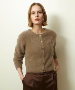 allureville / アルアバイル カーディガン・ボレロ | カシミヤブレンドファー加工カーディガン