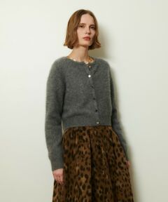 allureville / アルアバイル カーディガン・ボレロ | カシミヤブレンドファー加工カーディガン