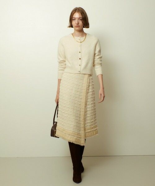 allureville / アルアバイル カーディガン・ボレロ | カシミヤブレンドファー加工カーディガン | 詳細3