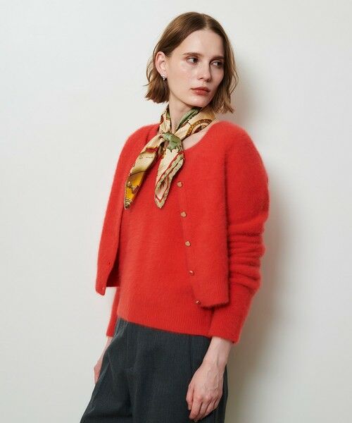 allureville / アルアバイル カーディガン・ボレロ | カシミヤブレンドファー加工カーディガン | 詳細10