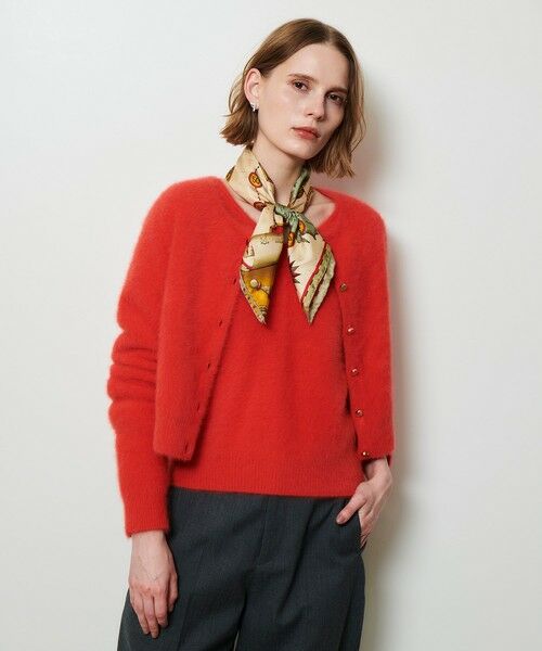 allureville / アルアバイル カーディガン・ボレロ | カシミヤブレンドファー加工カーディガン | 詳細8