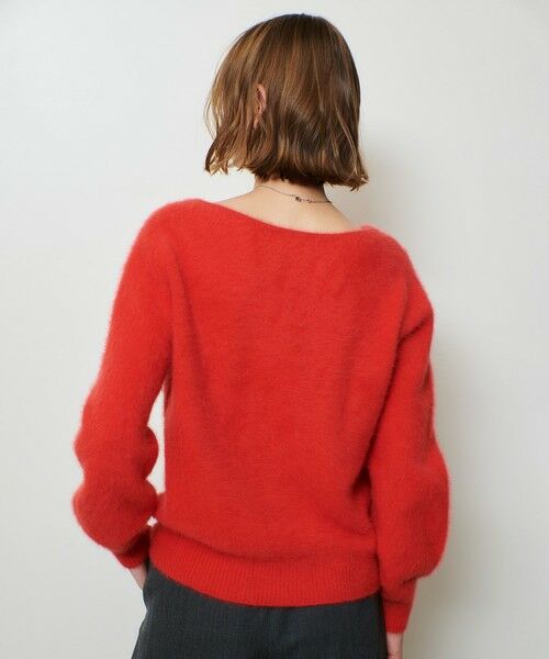 allureville / アルアバイル ニット・セーター | カシミヤブレンドファー加工Ｖプルオーバー | 詳細9