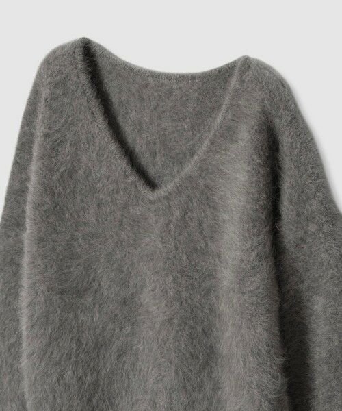 allureville / アルアバイル ニット・セーター | カシミヤブレンドファー加工Ｖプルオーバー | 詳細24