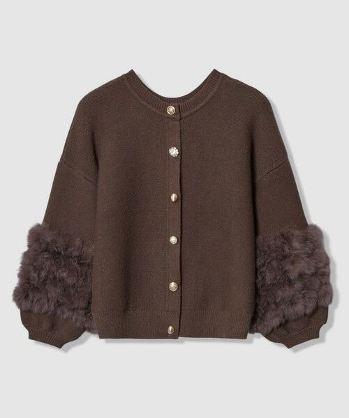allureville / アルアバイル ニット・セーター | ラビットカフクレイジー釦2WAYプルオーバー | 詳細21