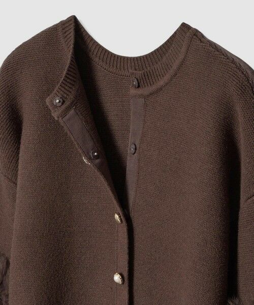 allureville / アルアバイル ニット・セーター | ラビットカフクレイジー釦2WAYプルオーバー | 詳細23