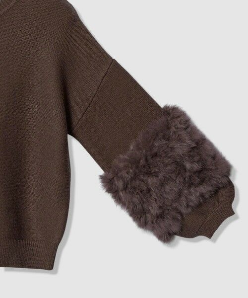 allureville / アルアバイル ニット・セーター | ラビットカフクレイジー釦2WAYプルオーバー | 詳細24