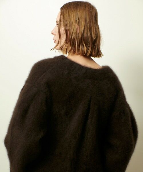 allureville / アルアバイル ダッフルコート | シアリングニットコーディガン | 詳細2