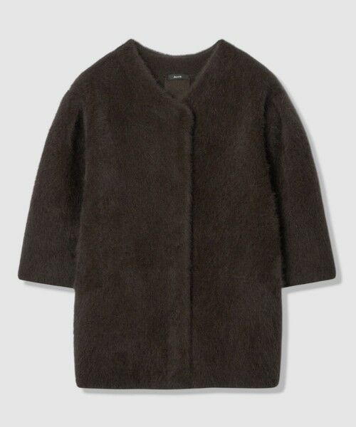 allureville / アルアバイル ダッフルコート | シアリングニットコーディガン | 詳細4