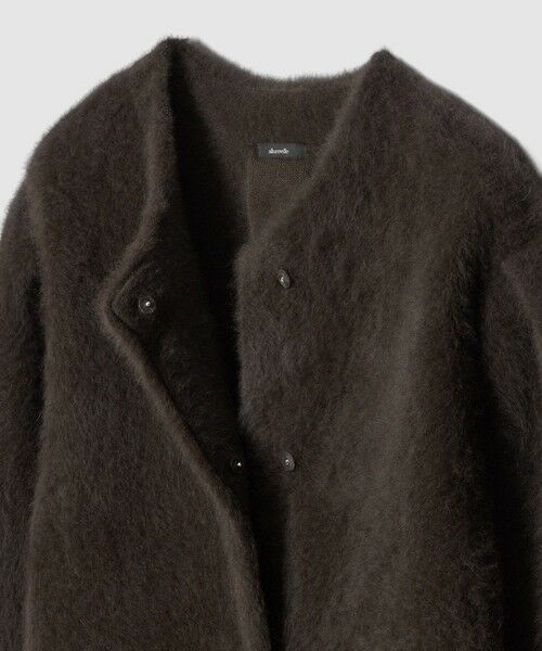 allureville / アルアバイル ダッフルコート | シアリングニットコーディガン | 詳細6