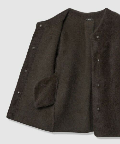 allureville / アルアバイル ダッフルコート | シアリングニットコーディガン | 詳細8