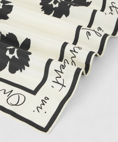 allureville / アルアバイル バンダナ・スカーフ | スケッチフラワースカーフ | 詳細3