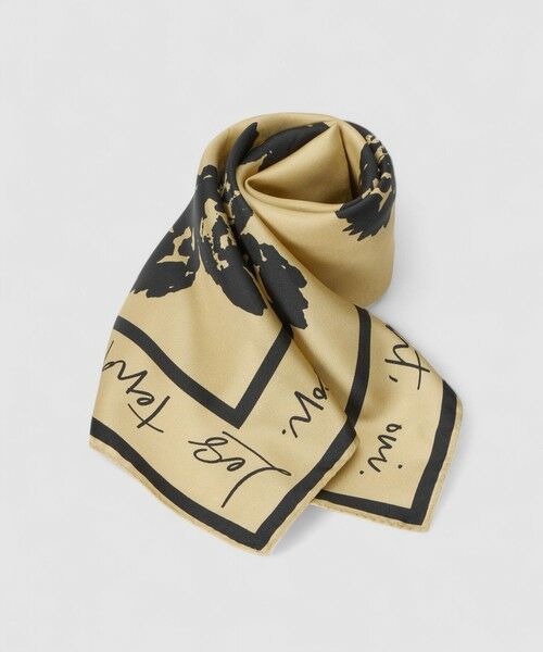 allureville / アルアバイル バンダナ・スカーフ | スケッチフラワースカーフ | 詳細4
