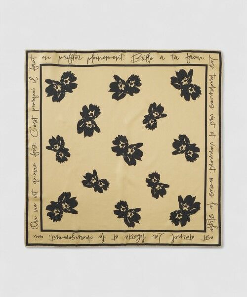 allureville / アルアバイル バンダナ・スカーフ | スケッチフラワースカーフ | 詳細5