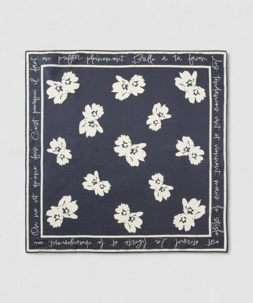 allureville / アルアバイル バンダナ・スカーフ | スケッチフラワースカーフ | 詳細8