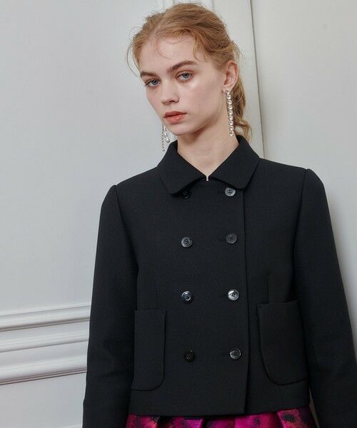 allureville / アルアバイル テーラードジャケット | 【LOULOU WILLOUGHBY】ブライトウーリーステンカラージャケット | 詳細4