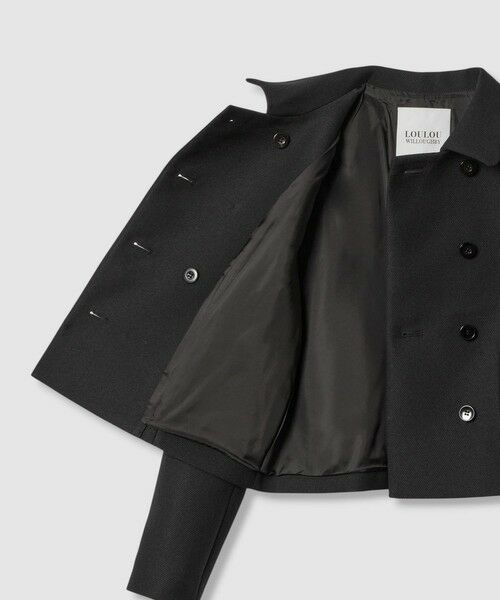 allureville / アルアバイル テーラードジャケット | 【LOULOU WILLOUGHBY】ブライトウーリーステンカラージャケット | 詳細13