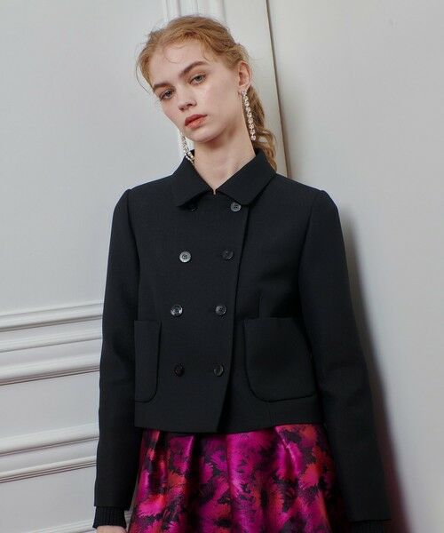 allureville / アルアバイル テーラードジャケット | 【LOULOU WILLOUGHBY】ブライトウーリーステンカラージャケット | 詳細5