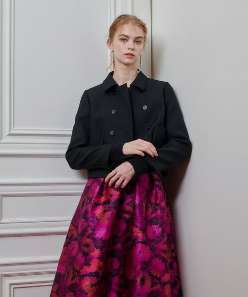 allureville / アルアバイル テーラードジャケット | 【LOULOU WILLOUGHBY】ブライトウーリーステンカラージャケット | 詳細7