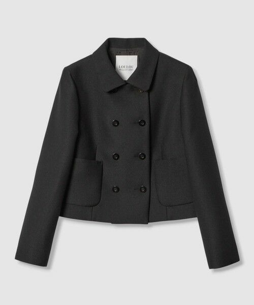 allureville / アルアバイル テーラードジャケット | 【LOULOU WILLOUGHBY】ブライトウーリーステンカラージャケット | 詳細8