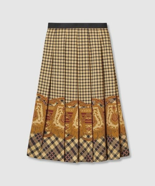 allureville / アルアバイル ミニ・ひざ丈スカート | 【LOULOU WILLOUGHBY】エンブレムチェックスカート | 詳細6