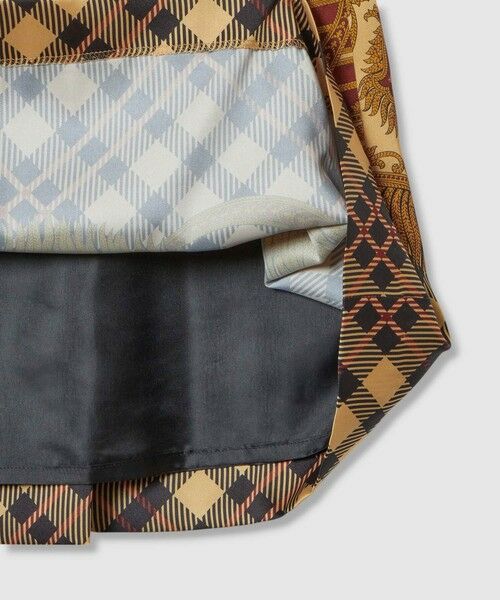 allureville / アルアバイル ミニ・ひざ丈スカート | 【LOULOU WILLOUGHBY】エンブレムチェックスカート | 詳細7