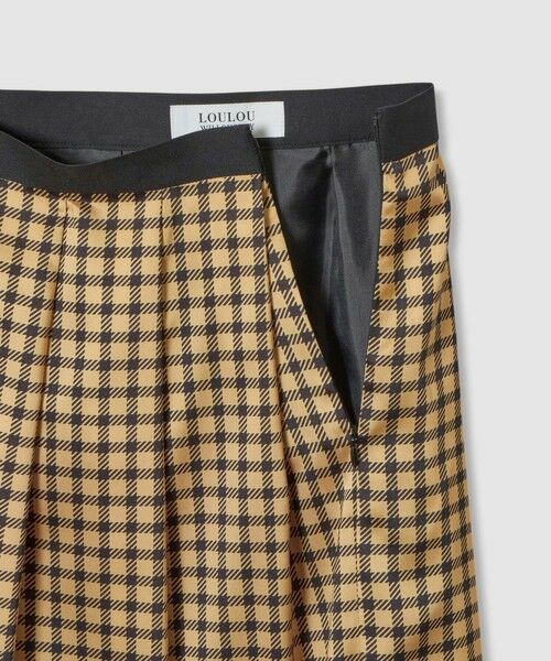 allureville / アルアバイル ミニ・ひざ丈スカート | 【LOULOU WILLOUGHBY】エンブレムチェックスカート | 詳細8