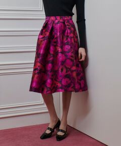 allureville / アルアバイル ミニ・ひざ丈スカート | 【LOULOU WILLOUGHBY】LIMONTAジャガードフレアスカート