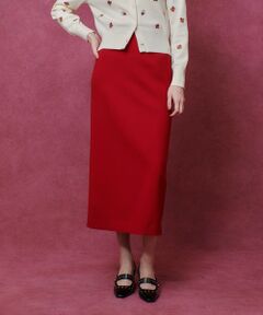 allureville / アルアバイル ミニ・ひざ丈スカート | 【LOULOU WILLOUGHBY】ウール混ダブルクロスタイトスカート