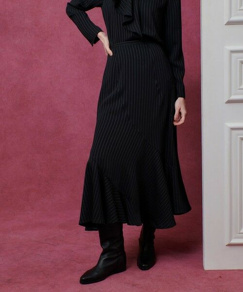 allureville / アルアバイル ミニ・ひざ丈スカート | 【LOULOU WILLOUGHBY】マーメイドラッフルスカート | 詳細1