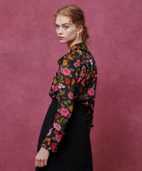 allureville / アルアバイル シャツ・ブラウス | 【LOULOU WILLOUGHBY】シンメトリーフラワーリボンブラウス | 詳細2