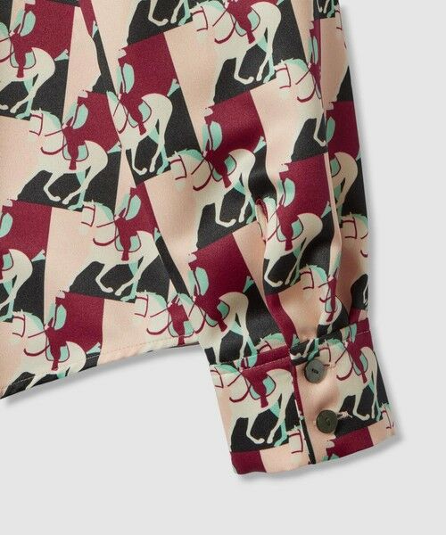 allureville / アルアバイル シャツ・ブラウス | 【LOULOU WILLOUGHBY】ホースジオメトリックプリントブラウス | 詳細10