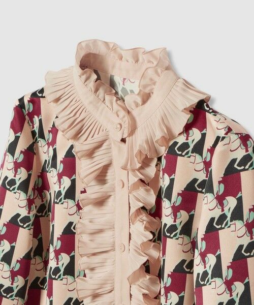 allureville / アルアバイル シャツ・ブラウス | 【LOULOU WILLOUGHBY】ホースジオメトリックプリントブラウス | 詳細7