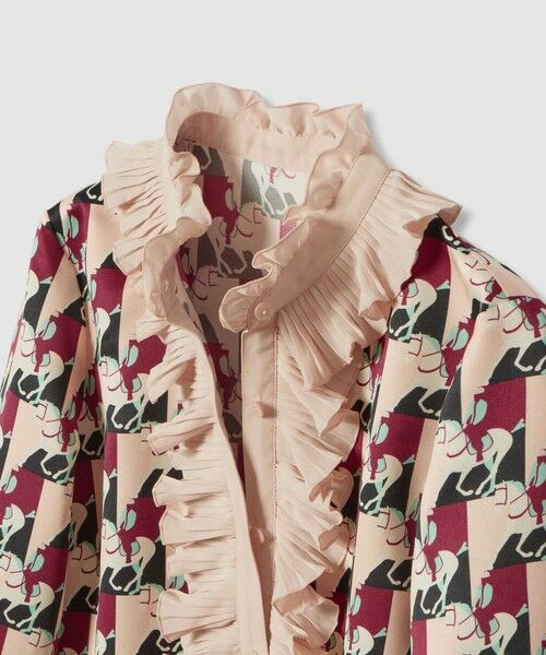 allureville / アルアバイル シャツ・ブラウス | 【LOULOU WILLOUGHBY】ホースジオメトリックプリントブラウス | 詳細8