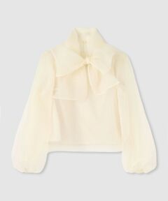 allureville / アルアバイル シャツ・ブラウス | 【LOULOU WILLOUGHBY】オーガンリボンブラウス