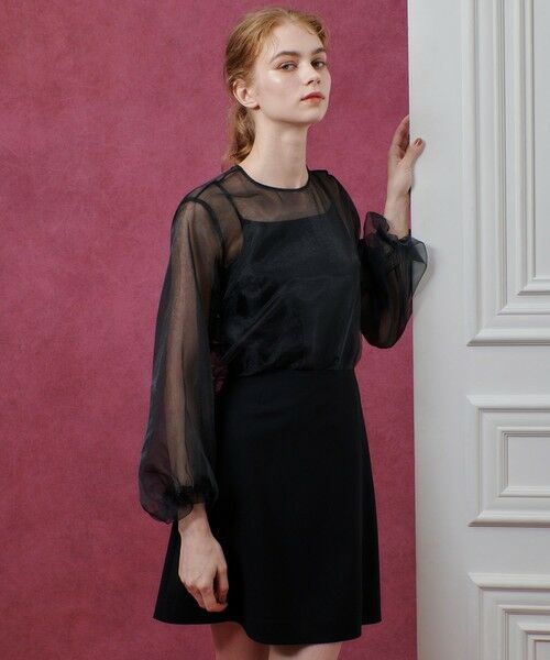 allureville / アルアバイル シャツ・ブラウス | 【LOULOU WILLOUGHBY】オーガンリボンブラウス | 詳細8