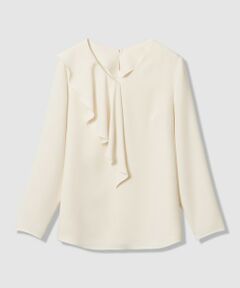 allureville / アルアバイル シャツ・ブラウス | 【LOULOU WILLOUGHBY】ラッフルスカーフブラウス