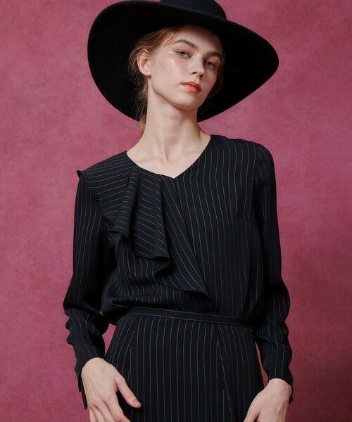 allureville / アルアバイル シャツ・ブラウス | 【LOULOU WILLOUGHBY】ラッフルスカーフブラウス | 詳細3