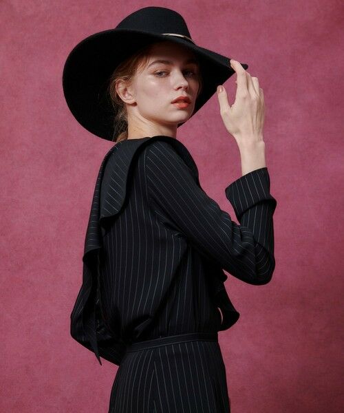 allureville / アルアバイル シャツ・ブラウス | 【LOULOU WILLOUGHBY】ラッフルスカーフブラウス | 詳細5