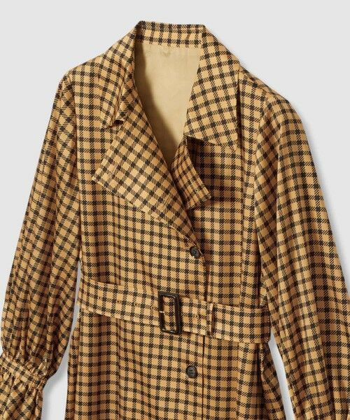 allureville / アルアバイル ロング・マキシ丈ワンピース | 【LOULOU WILLOUGHBY】エンブレムチェックワンピース | 詳細11