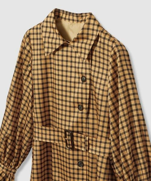 allureville / アルアバイル ロング・マキシ丈ワンピース | 【LOULOU WILLOUGHBY】エンブレムチェックワンピース | 詳細12