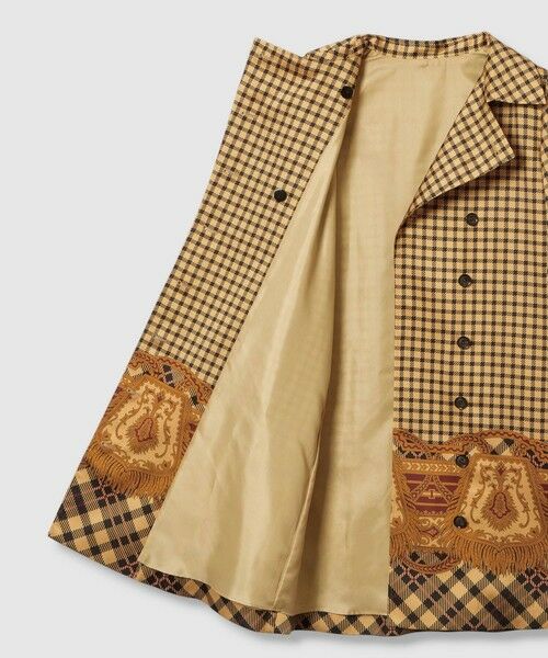 allureville / アルアバイル ロング・マキシ丈ワンピース | 【LOULOU WILLOUGHBY】エンブレムチェックワンピース | 詳細15