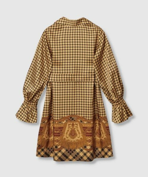 allureville / アルアバイル ロング・マキシ丈ワンピース | 【LOULOU WILLOUGHBY】エンブレムチェックワンピース | 詳細9