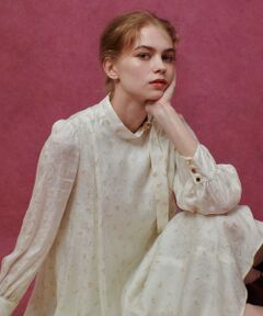 allureville / アルアバイル ロング・マキシ丈ワンピース | 【LOULOU WILLOUGHBY】KEYジャガードフレアワンピース