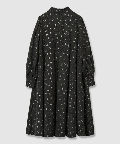 allureville / アルアバイル ロング・マキシ丈ワンピース | 【LOULOU WILLOUGHBY】KEYジャガードフレアワンピース | 詳細14