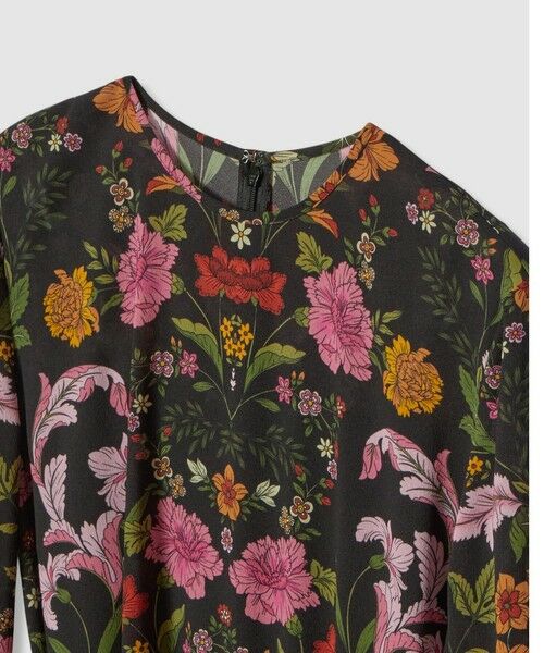 allureville / アルアバイル ロング・マキシ丈ワンピース | 【LOULOU WILLOUGHBY】シンメトリーフラワープリントワンピース | 詳細11