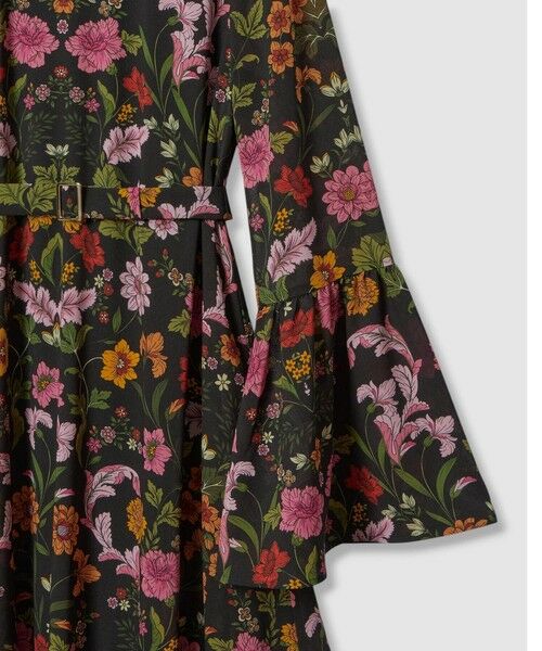 allureville / アルアバイル ロング・マキシ丈ワンピース | 【LOULOU WILLOUGHBY】シンメトリーフラワープリントワンピース | 詳細12